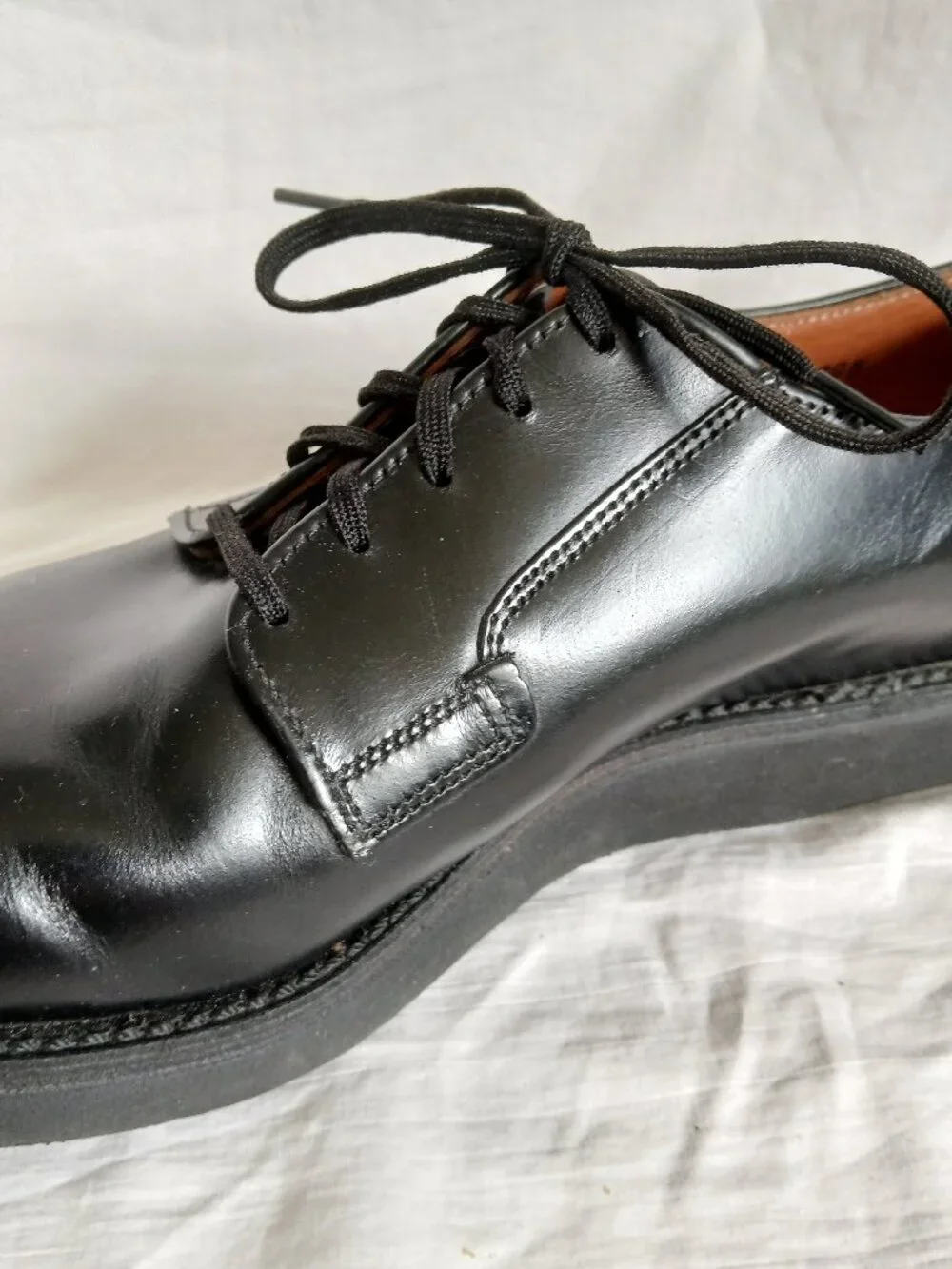 Vintage Red Wing Black Oxford Dress Shoes Postman 101s Mens 8B 1980s